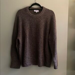 & Other Stories brown crew neck sweater